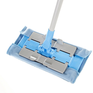 妙洁易洁耐拖夹布拖平板旋转拖把 夹毛巾家用地拖吸水拖把