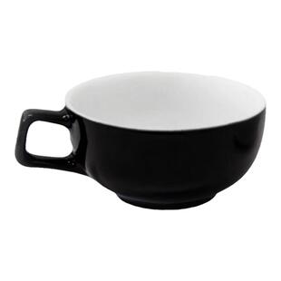 WPM惠家陶瓷对流压纹咖啡杯意式咖啡拿铁杯专业拉花杯240ml