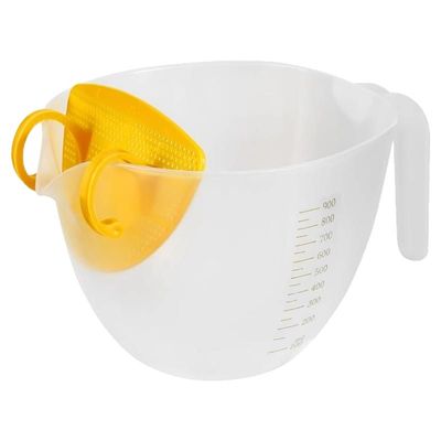 过滤多功能刻度量杯淘米神器