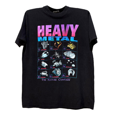 HEAVYMETAL趣味科普主题短袖T恤