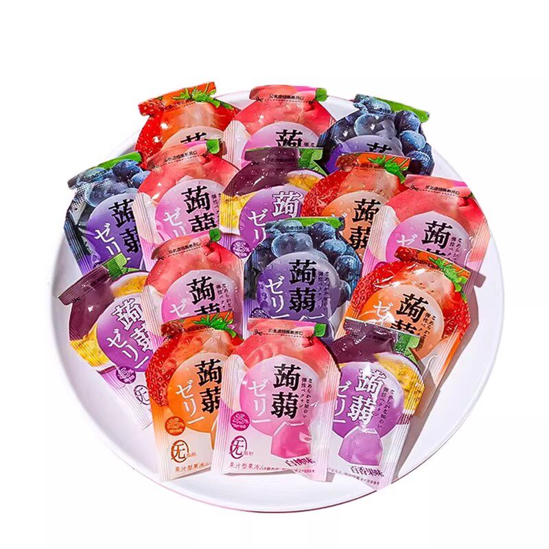 真实果汁添加!0脂肪蒟蒻果冻