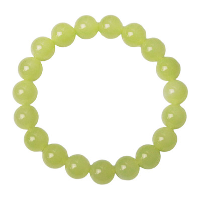 天然新疆羌芜黄口卡10圆珠手串