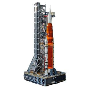 NASA中国积木10341阿尔忒弥斯太空发射系统ASLS航天火箭拼装玩具
