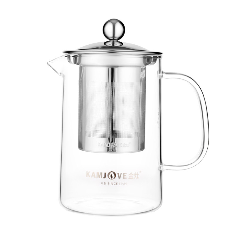 金灶玻璃不锈钢过滤泡茶神器