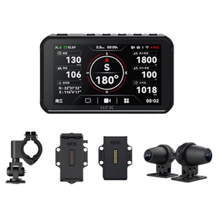 HFK HC50-RM智能摩托车机BWM宝马春风升仕贝纳利导航快拆行车记录