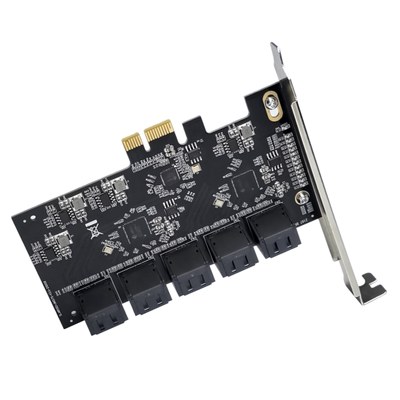 PCI-E转接SATA10口扩展卡台式机