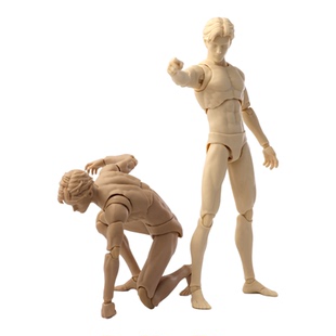 模镜Mirrfig 精瘦男素体1/12关节可动手办人体模型MF001