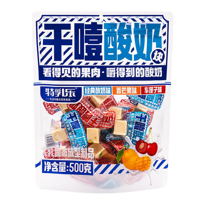 特乳乐干噎酸奶500g内蒙特产奶酪