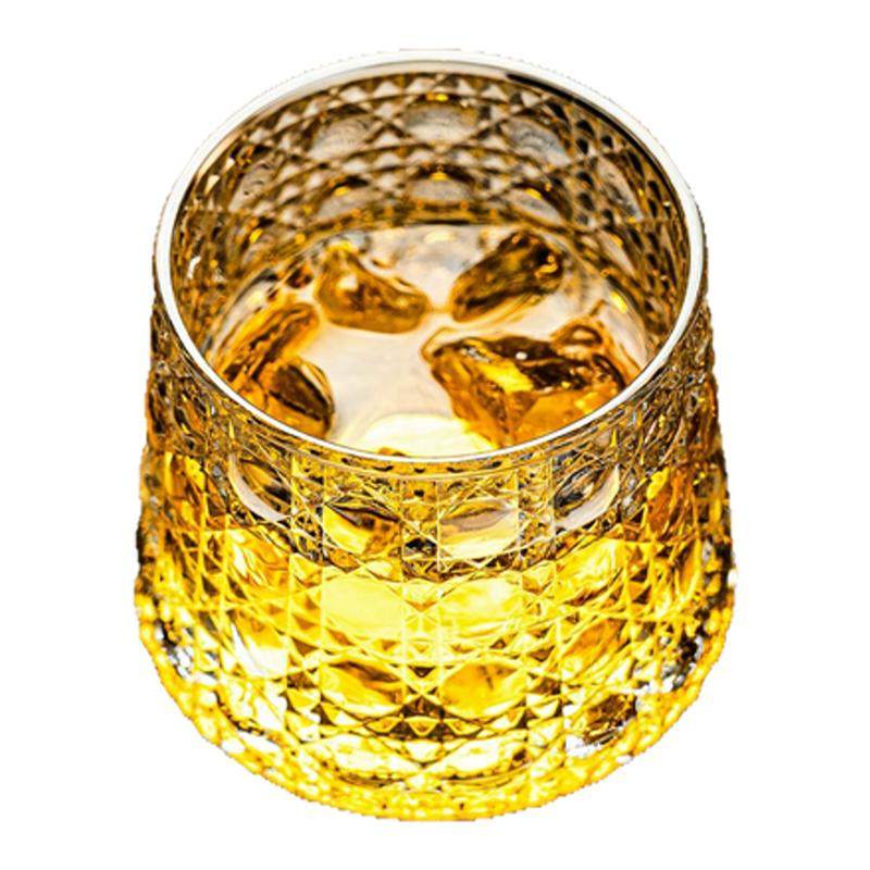 高端威士忌酒杯个性创意转转酒杯