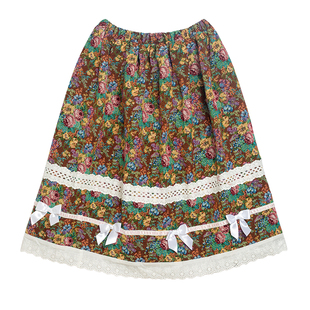 MEME原创 日系昭和复古甜美可爱古早裙子 Lolita少女小众半身裙