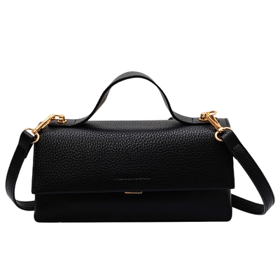 百搭时尚手提纯色小方包