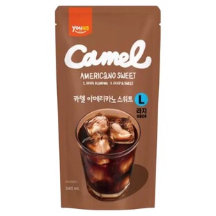 临期韩国进口友施youus即饮咖啡液美式黑咖啡果汁饮料