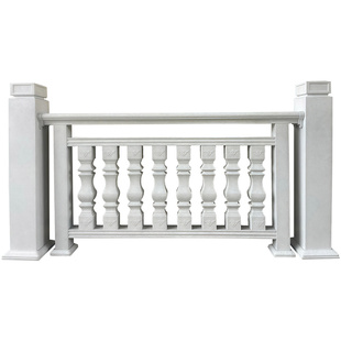 铝合金仿大理石阳台护栏户外露台罗马柱栏杆别墅自建房楼梯扶手