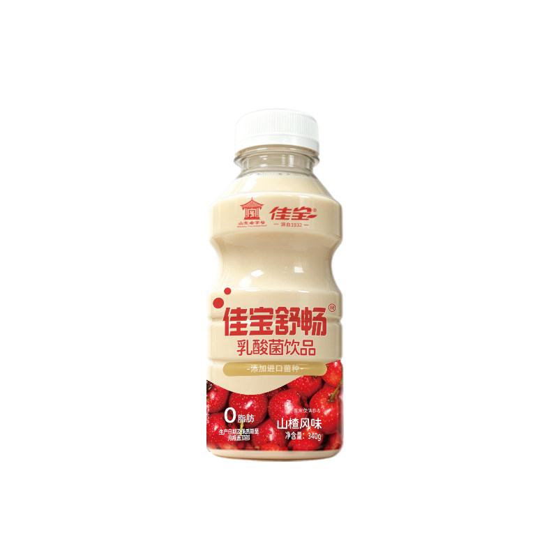 佳宝舒畅山楂味乳酸菌饮品含乳饮料大容量1.21kg果味饮品340ml
