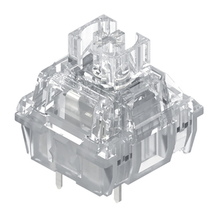 TTC冰静轴V2轻压力静音线性轴体带导光柱全透明客制化办公码字