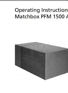 TRUMPF Matchbox PFM 1500 A  Op