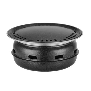 韩式碳烤炉炭火烤肉炉烧烤炉家用商用圆形无烟围炉煮茶户外烧烤架