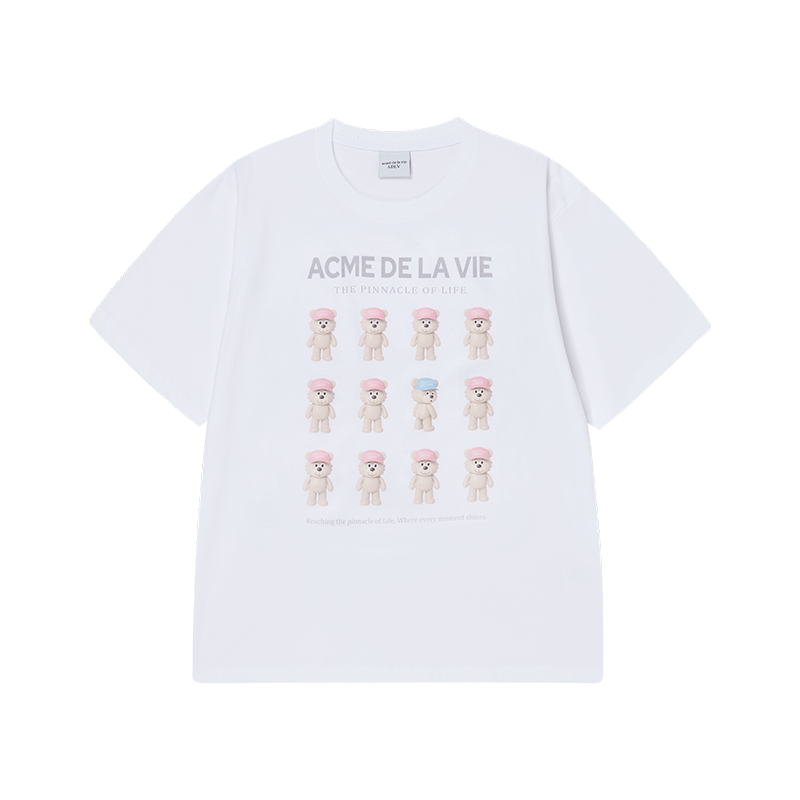 ADLV韩系宽松潮流短袖上衣