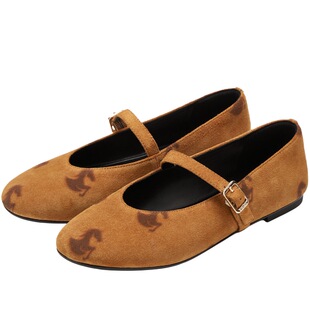 马年系列73hours女鞋收集惊喜2026春季新款圆头玛丽珍鞋平底单鞋