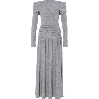 从那以后法式一字肩连衣裙女秋冬