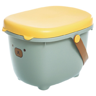 禧天龙收纳凳户外卡通水桶带提手野餐整理箱可爱宝宝零食储物桶凳