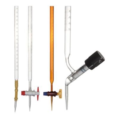 三爱思光刻玻璃滴定管棕色酸碱