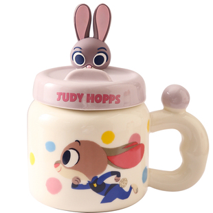 生日礼物马克杯疯狂动物城陶瓷水杯情侣杯子送男朋友女生伴手礼盒