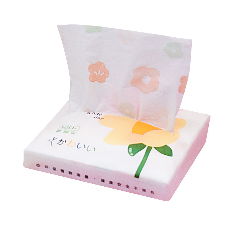 SUNDE创意印花抽纸卡通随身便携装原生木浆小包装可爱抽取式纸巾