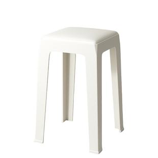 塑料凳子家用加厚可叠放软包方凳轻奢高级感客厅餐桌板凳备用椅子