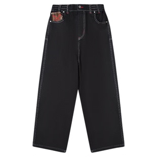 BOBO航海系列牛仔裤 2025年冬季男女新款美式复古宽松阔腿显瘦
