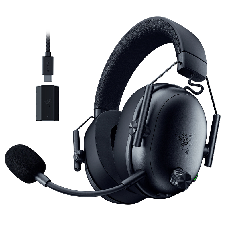 Razer雷蛇旋风黑鲨V3蓝牙无线三模THX电脑头戴式游戏耳机麦三角洲