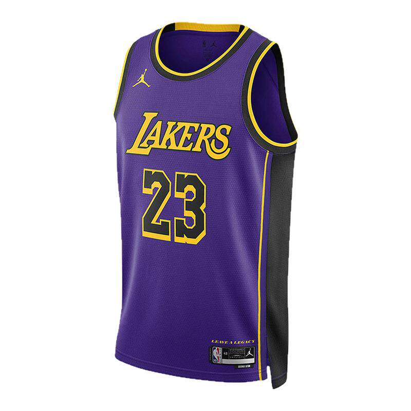 NIKE耐克男子NBA湖人球衣Swingman球迷版速干篮球背心 DO9530-508