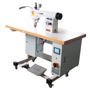 超声波花边机台布窗帘压花机酒店桌布压边机无纺布粘合机可换花轮