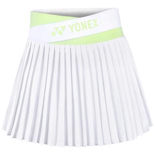 2025新款YONEX尤尼克斯羽毛球服女运动短裙百褶裙网球裙220264TCR