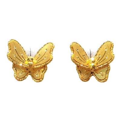 周.太幅花月佳期蝴蝶耳钉