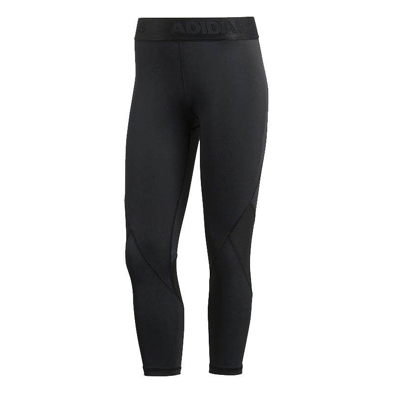 Adidas/阿迪达斯正品女子健身训练弹力运动七分紧身裤 CF6556