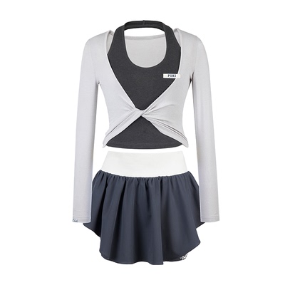 PUKI芭蕾风假两件套装