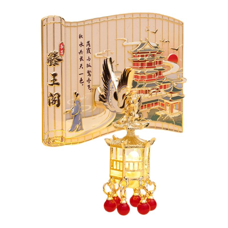 南昌冰箱贴滕王阁文创金属磁贴