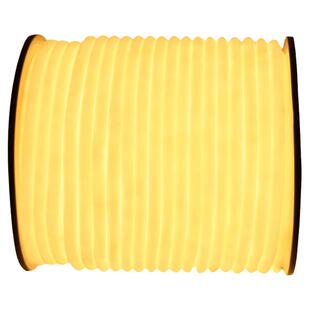 低压36v圆形灯带led超亮建筑工地隧道地下室工程施工防水灯条白光