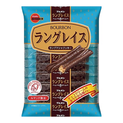 日本零食朗格蕾丝巧克力酥条