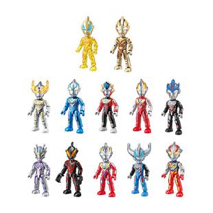 启蒙奥特曼英雄可动人仔益智拼插积木惊喜扭蛋机儿童玩具生日礼物