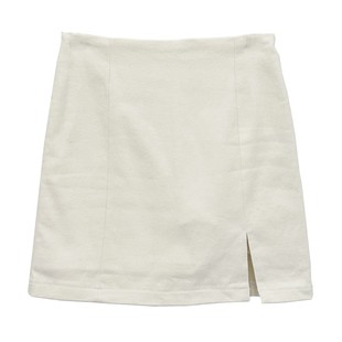 黑色开叉半身裙女秋冬2025新款高腰显瘦弹力包臀裙紧身一步裙短裙