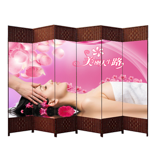 屏风隔断客厅2025新款遮挡帘平风折叠可移动中医养生馆会所美容院