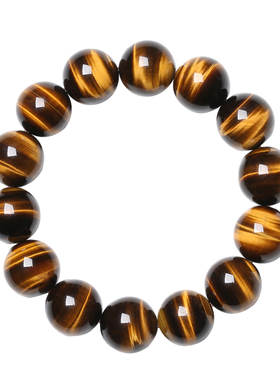 天然黄虎眼手链南非虎睛石男女款