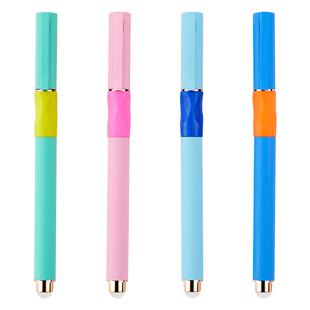 新品依人热可擦钢笔细尖小学生专用软胶笔握三年级可擦学生极细笔尖热敏特细ef0.38擦学生用笔初学者免费刻字