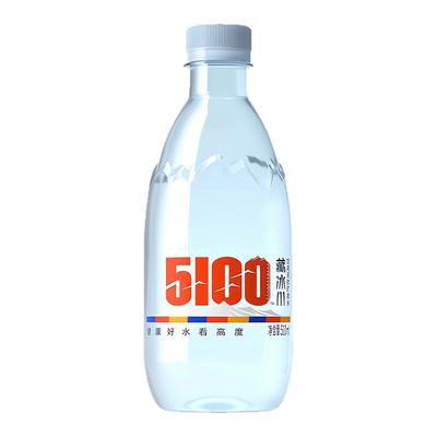 5100藏冰川矿泉水510ml*24瓶整箱特批价西藏好水小瓶天然饮用水