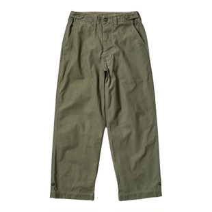 REMOCREVO M-43 Field Trousers 野战军绿裤 军事 高腰复古长裤