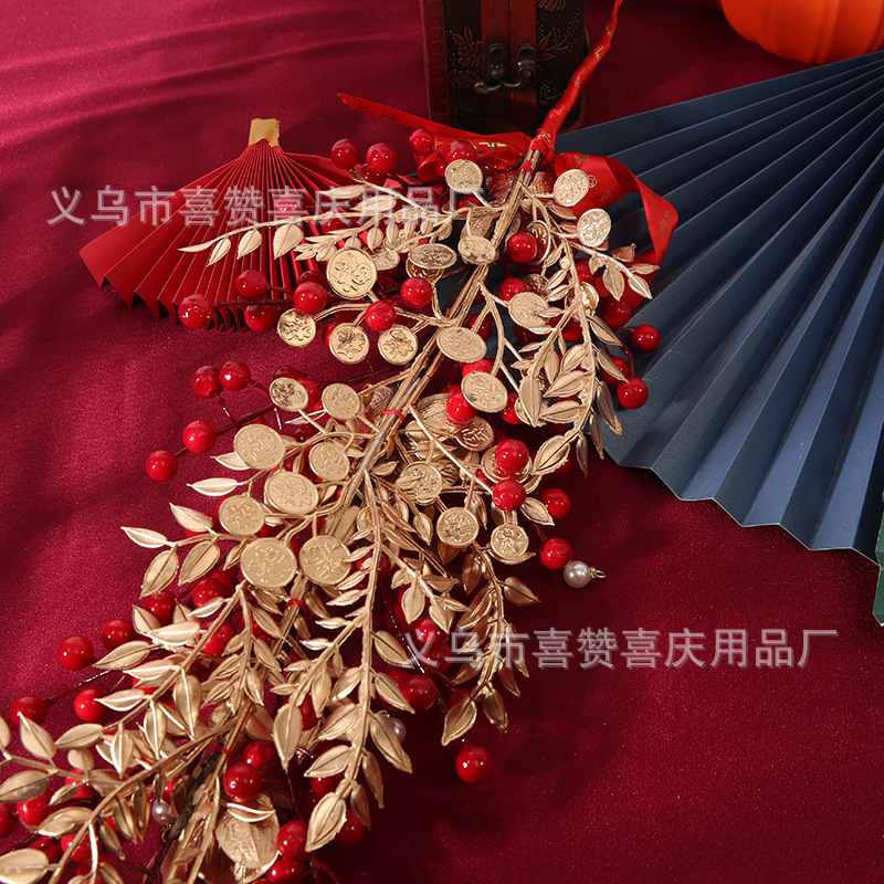 新年装饰挂饰年货过年挂件乔迁春节吊饰串红果装饰品喜庆家用2025