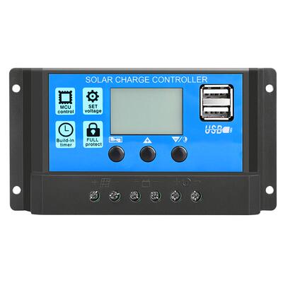 全自动30a12v24光伏发电控制器