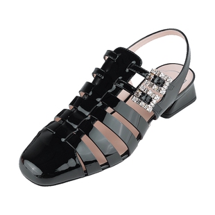 Roger Vivier女经典 Tres Vivier 晶饰笼形凉鞋女士2026春夏新款